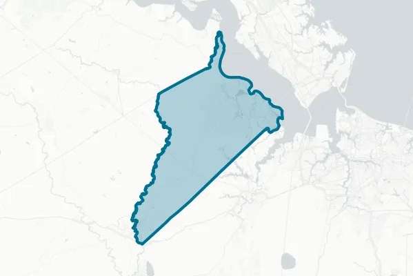 County of Isle of Wight — detail map