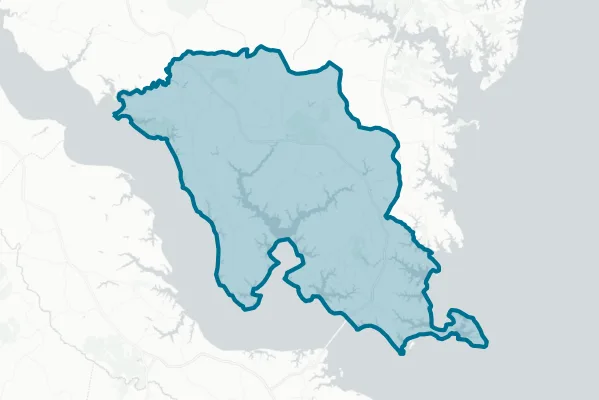 County of Lancaster — detail map