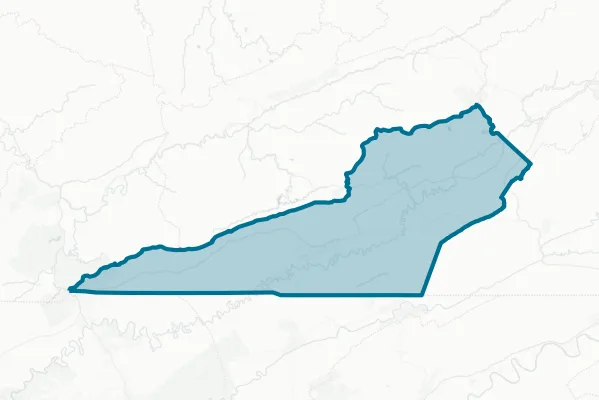 County of Lee — detail map