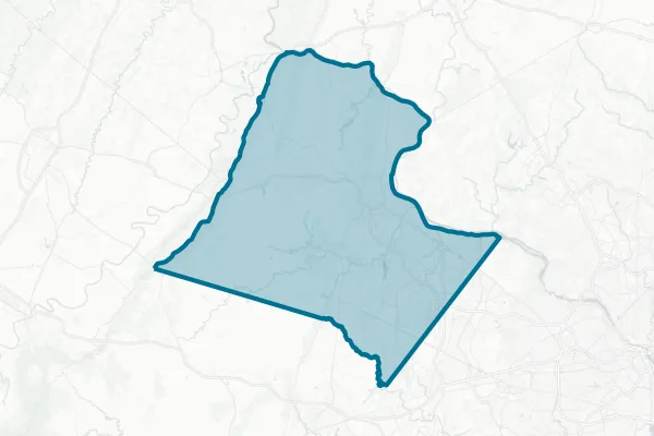 County of Loudoun — detail map