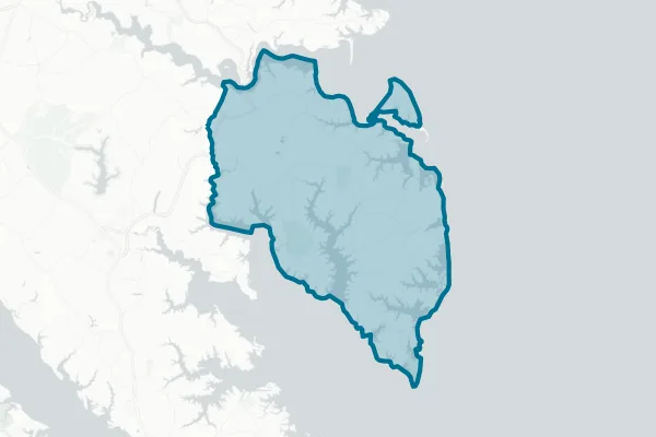 Mathews County — detail map