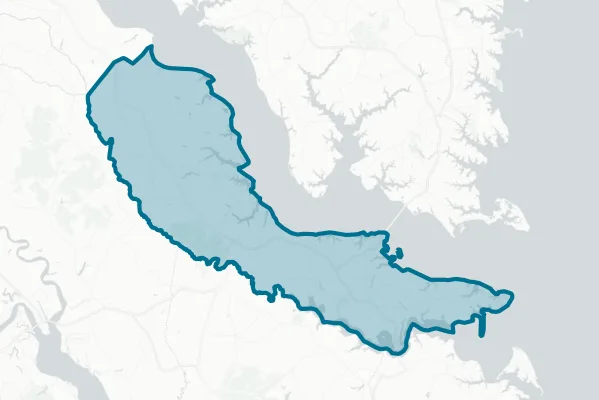 County of Middlesex — detail map