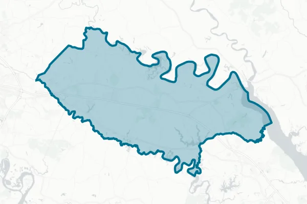 County of New Kent — detail map