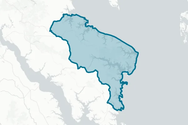 Northumberland County — detail map