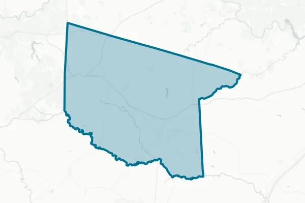 County of Nottoway — detail map