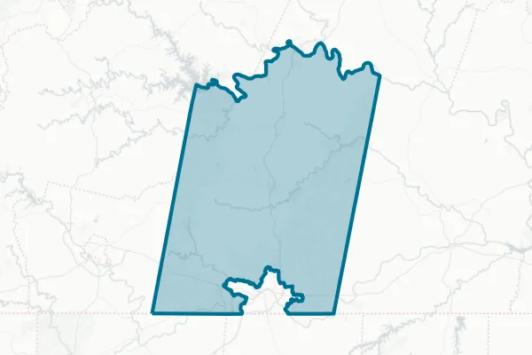 County of Pittsylvania — detail map