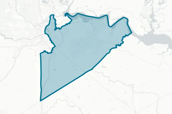 County of Prince George — detail map