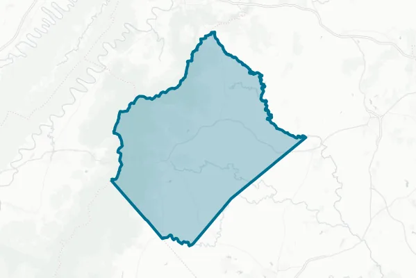 County of Rappahannock — detail map