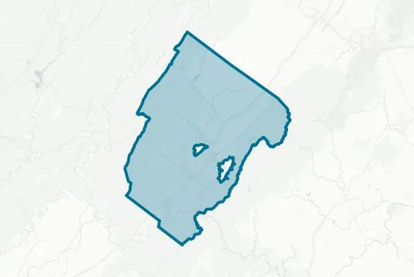 County of Rockbridge — detail map