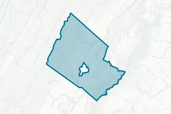 County of Rockingham — detail map