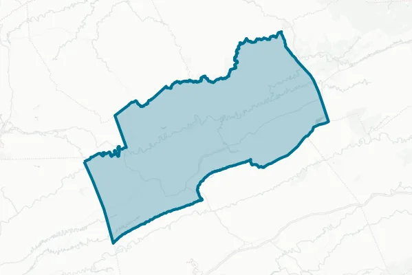 County of Russell — detail map
