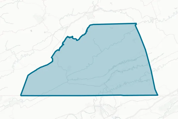 County of Scott — detail map