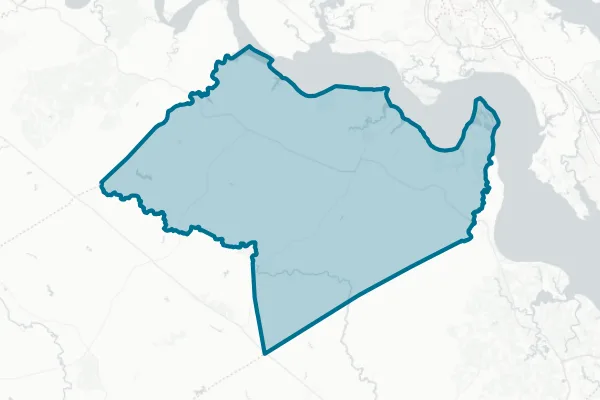 County of Surry — detail map