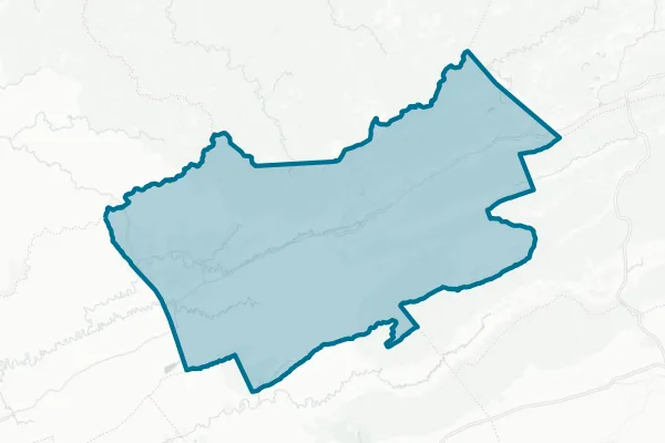 County of Tazewell — detail map