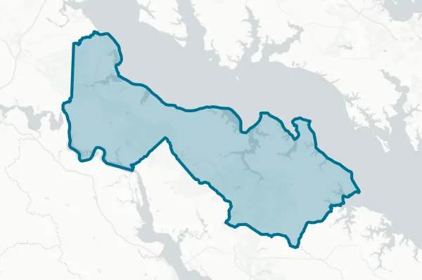County of Westmoreland — detail map