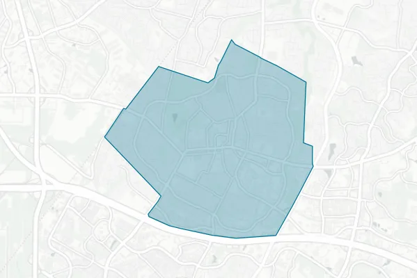 Town of Herndon — detail map