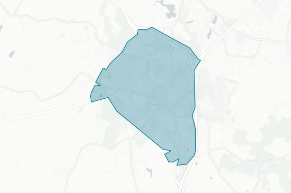 Town of Warrenton — detail map