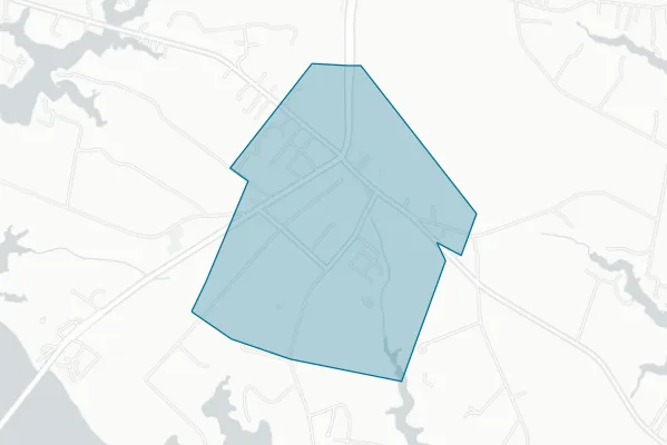 Town of White Stone Virginia — detail map