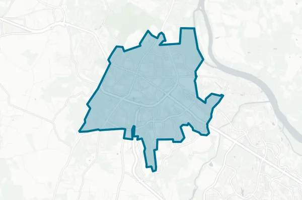 Town of Leesburg — detail map