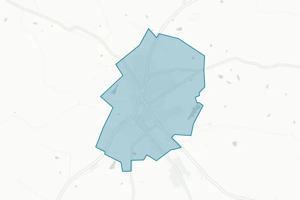 Town of Victoria — detail map
