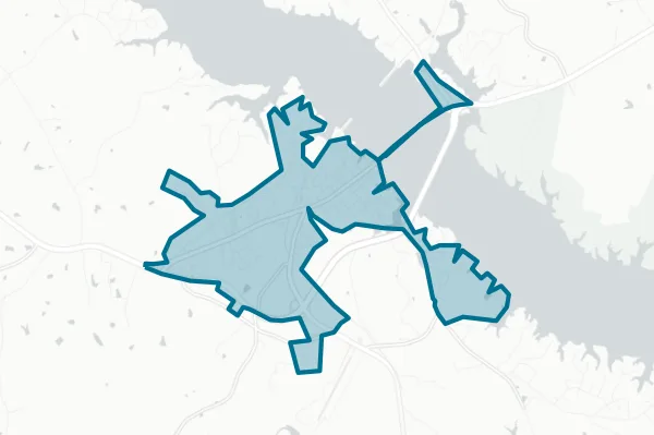 Town of Clarksville — detail map