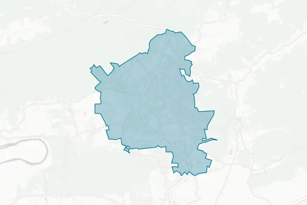 Town of Blacksburg — detail map