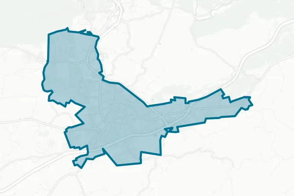 Town of Christiansburg — detail map