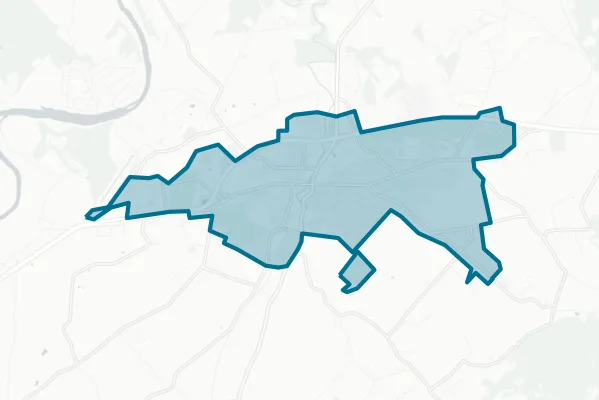 Town of Luray, Virgina — detail map