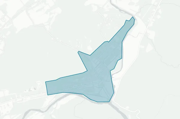 Town of Glasgow — detail map