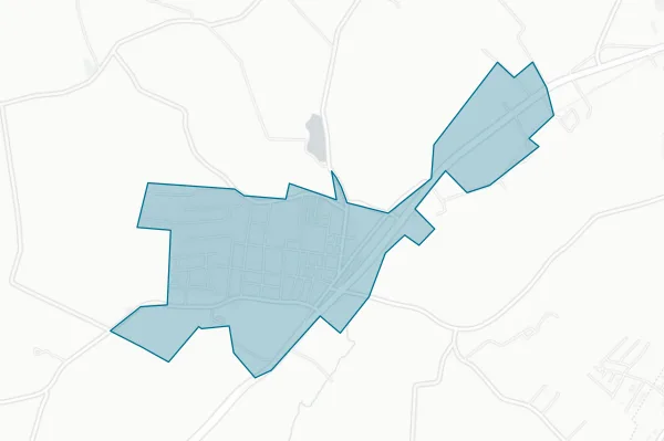 Town of Dayton — detail map