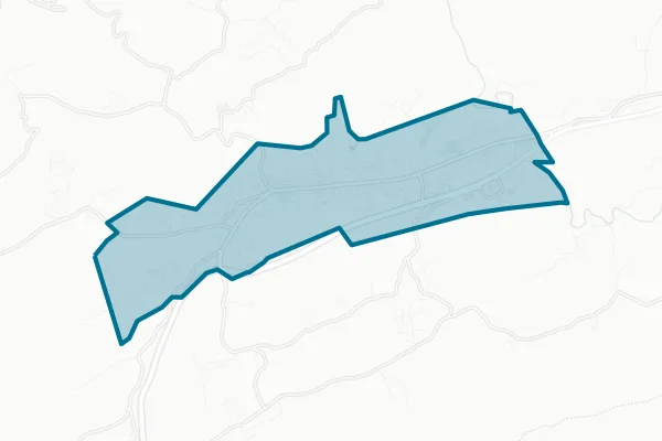 Town of Lebanon — detail map