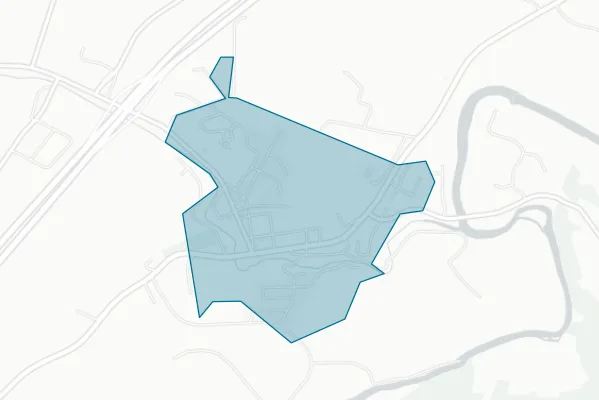 Town of Edinburg — detail map
