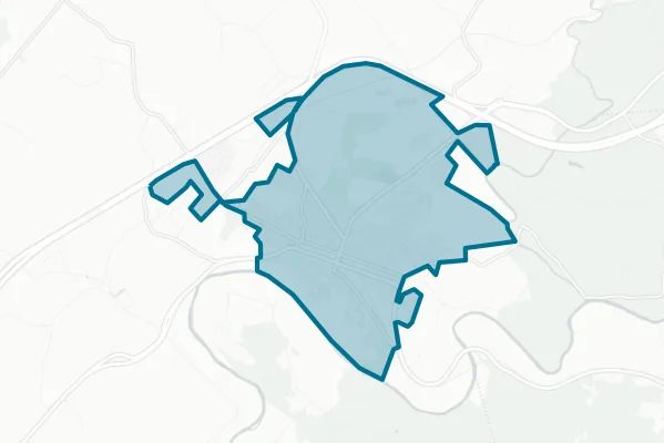 Town of Strasburg — detail map