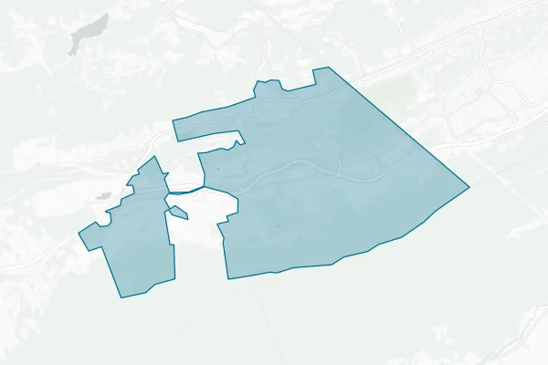 Town of Bluefield — detail map