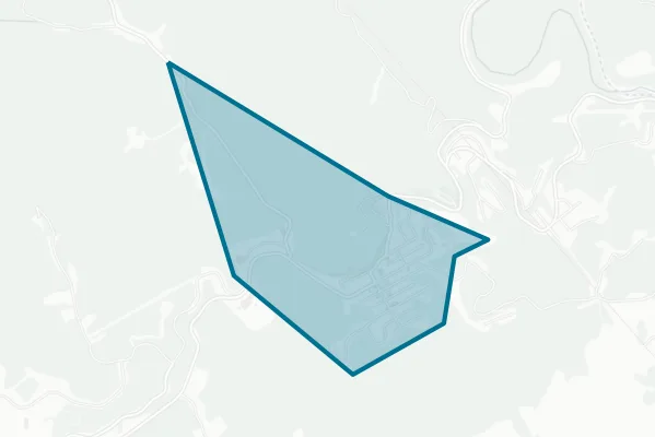 Town of Pocahontas — detail map