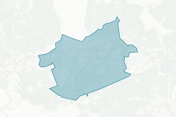 Town of Richlands — detail map
