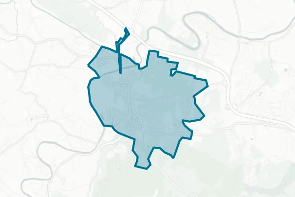 Town of Front Royal — detail map