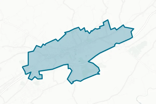 Town of Abingdon — detail map