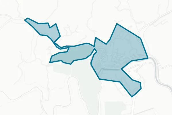Town of St. Paul — detail map