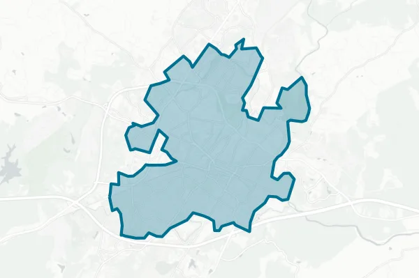 City of Charlottesville — detail map