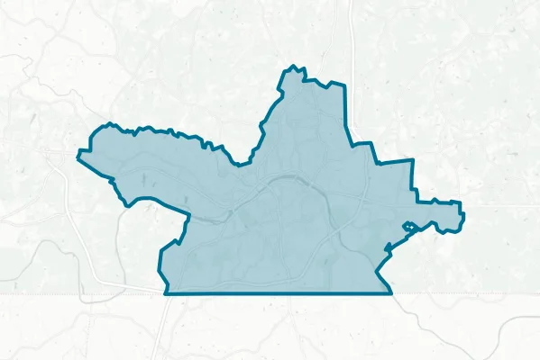 City of Danville — detail map