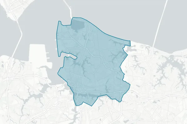 City of Norfolk — detail map