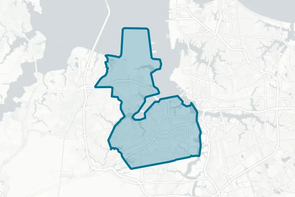 City of Portsmouth — detail map