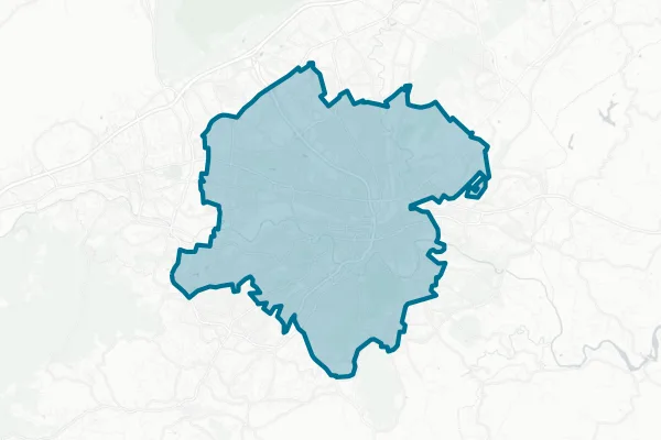 City of Roanoke — detail map