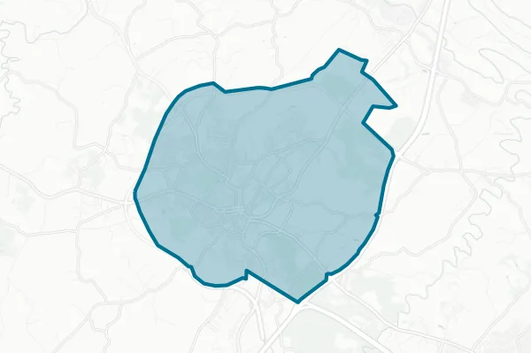 City of Staunton — detail map