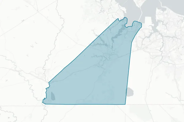 City of Suffolk — detail map