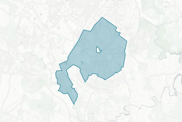 City of Manassas — detail map