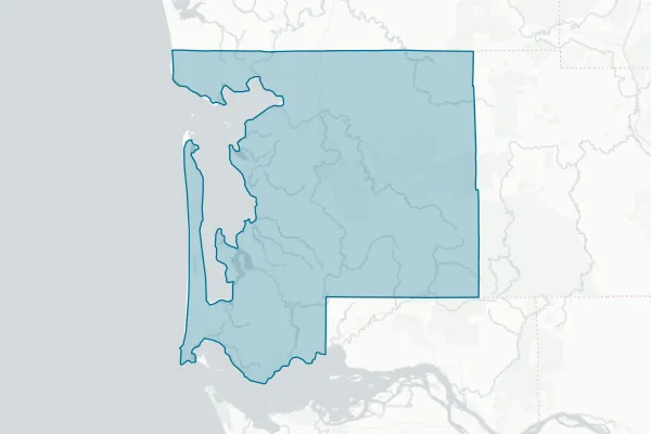 Pacific County — detail map