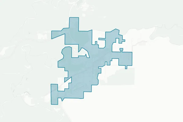 City of Forks — detail map