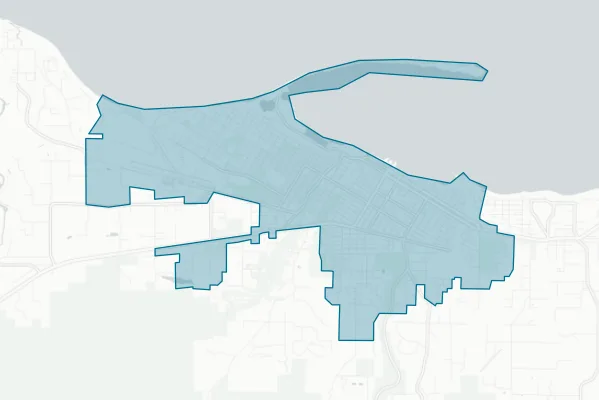 City of Port Angeles — detail map